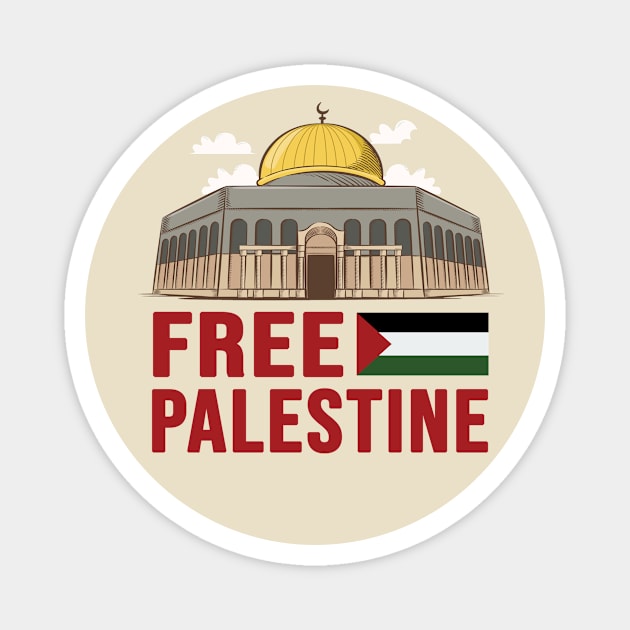 Save Palestine Free Palestine Magnet by IKAT